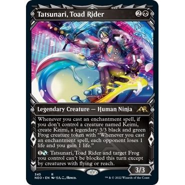Image for Tatsunari, Toad Rider (Showcase) (345) (NEO) - Magic: The Gathering