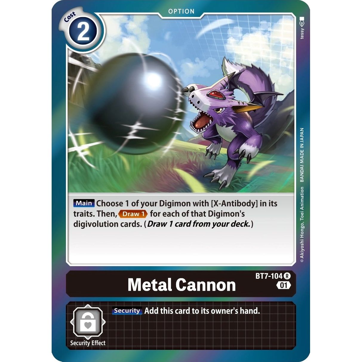 Image for Metal Cannon (BT7-104 R) (BT07) - Digimon Card Game