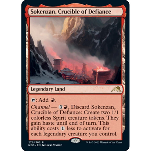 Image for Sokenzan, Crucible of Defiance (276) (NEO) - Magic: The Gathering