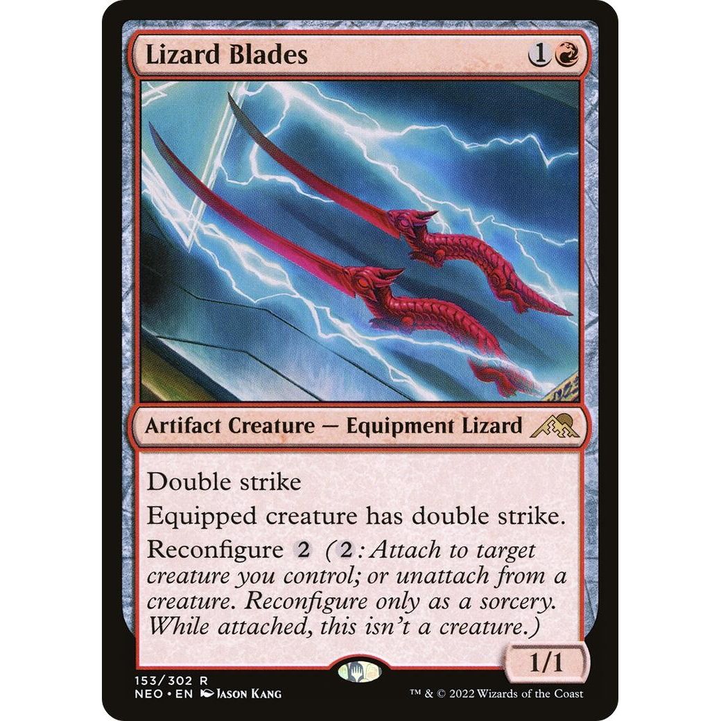 Image for Lizard Blades (153) (NEO) - Magic: The Gathering