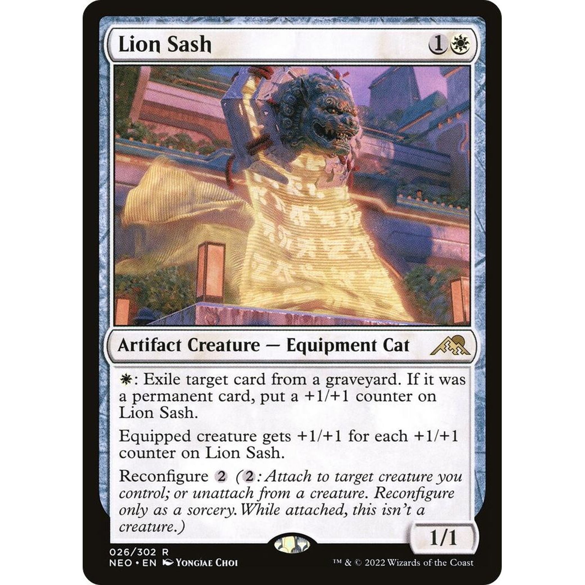 Image for Lion Sash (26) (NEO) - Magic: The Gathering