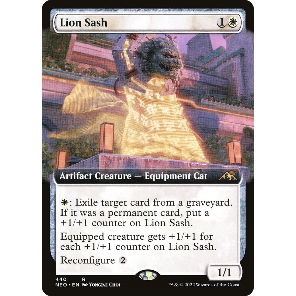 Image for Lion Sash (Extended Art) (440) (NEO) - Magic: The Gathering