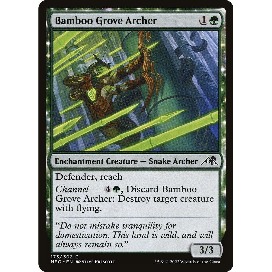 Image for Bamboo Grove Archer (173) (NEO) - Magic: The Gathering