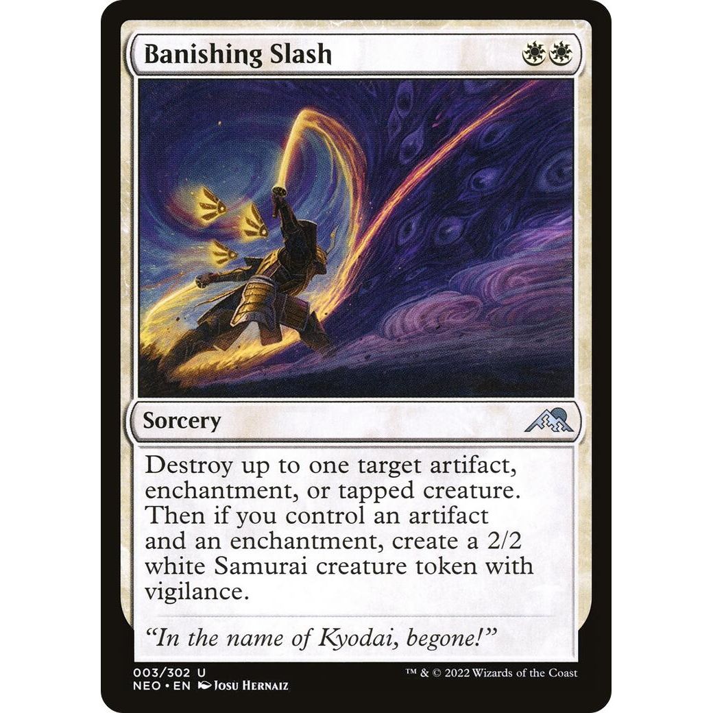 Image for Banishing Slash (3) (NEO) - Magic: The Gathering