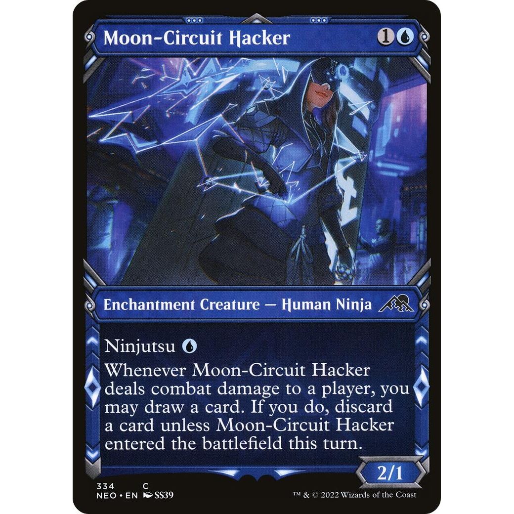Image for Moon-Circuit Hacker (Showcase) (334) (NEO) - Magic: The Gathering