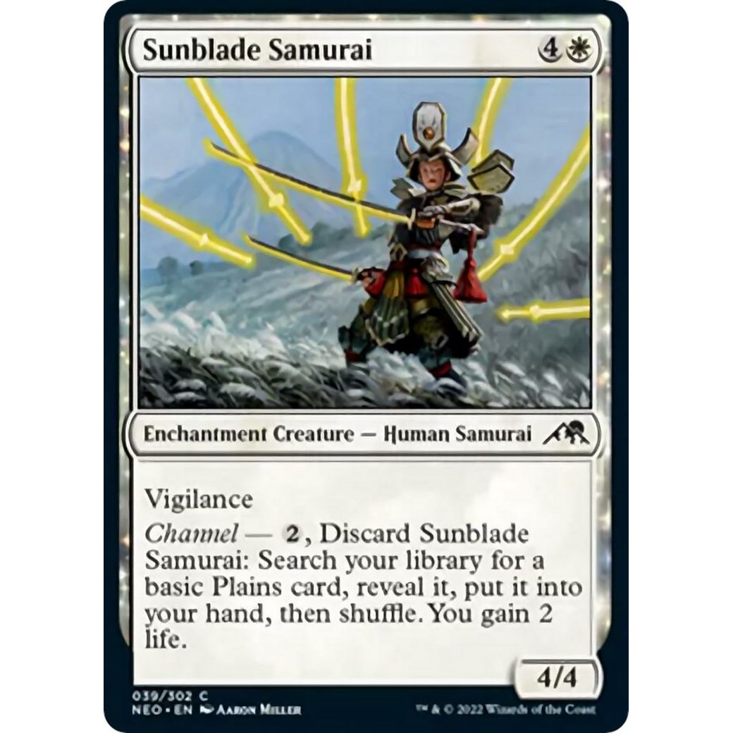 Image for Sunblade Samurai (39) (NEO) - Magic: The Gathering
