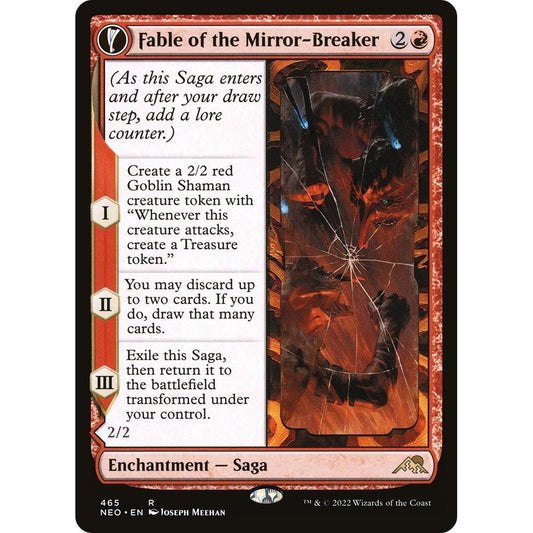Image for Fable of the Mirror-Breaker (Extended Art) (465) (NEO) - Magic: The Gathering
