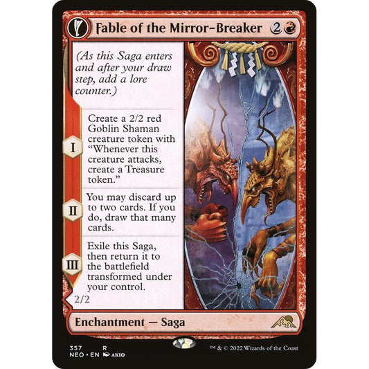 Image for Fable of the Mirror-Breaker (Showcase) (357) (NEO) - Magic: The Gathering