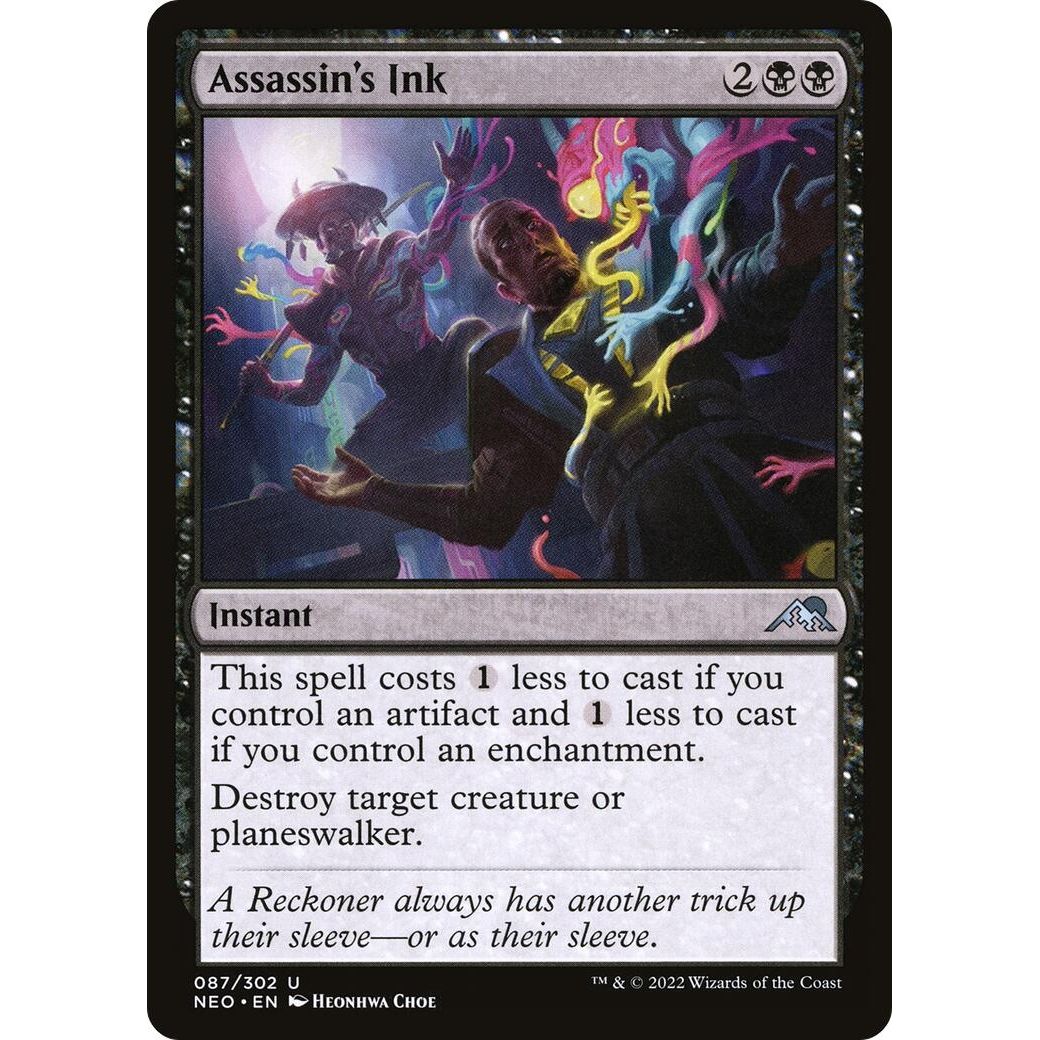 Image for Assassin's Ink (87) (NEO) - Magic: The Gathering