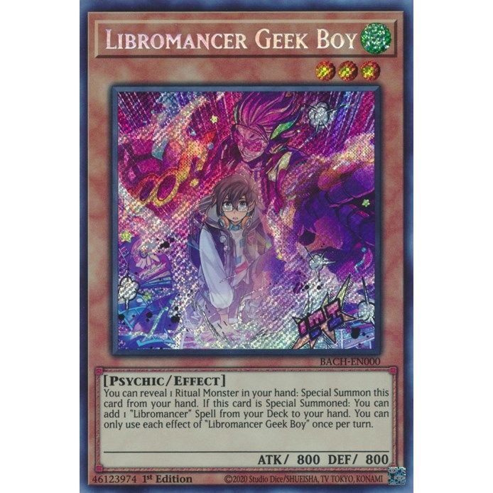 Image for Libromancer Geek Boy (BACH-EN000) (BACH) - YuGiOh