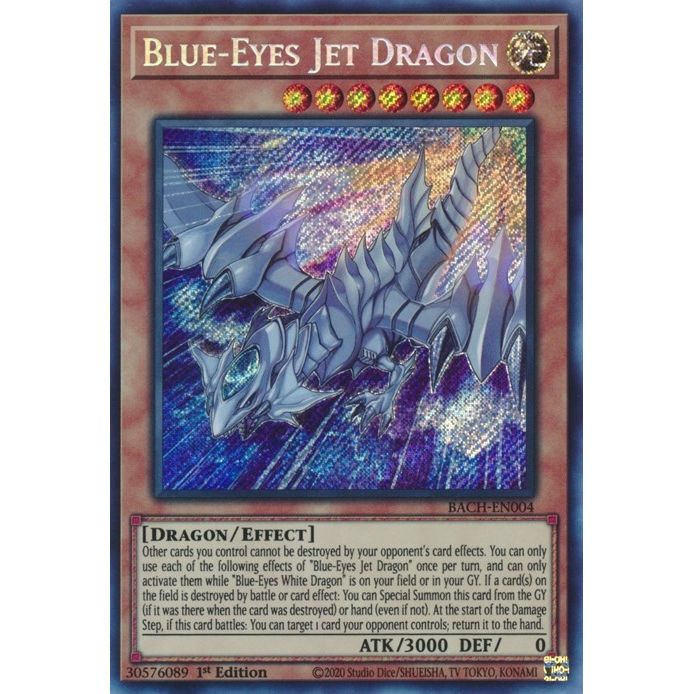 Image for Blue-Eyes Jet Dragon (BACH-EN004) (BACH) - YuGiOh