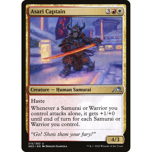 Image for Asari Captain (215) (NEO) - Magic: The Gathering