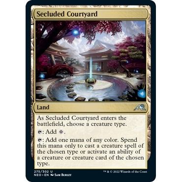 Image for Secluded Courtyard (275) (NEO) - Magic: The Gathering