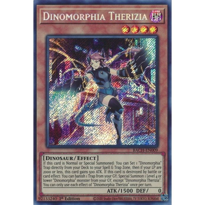 Image for Dinomorphia Therizia (BACH-EN009) (BACH) - YuGiOh