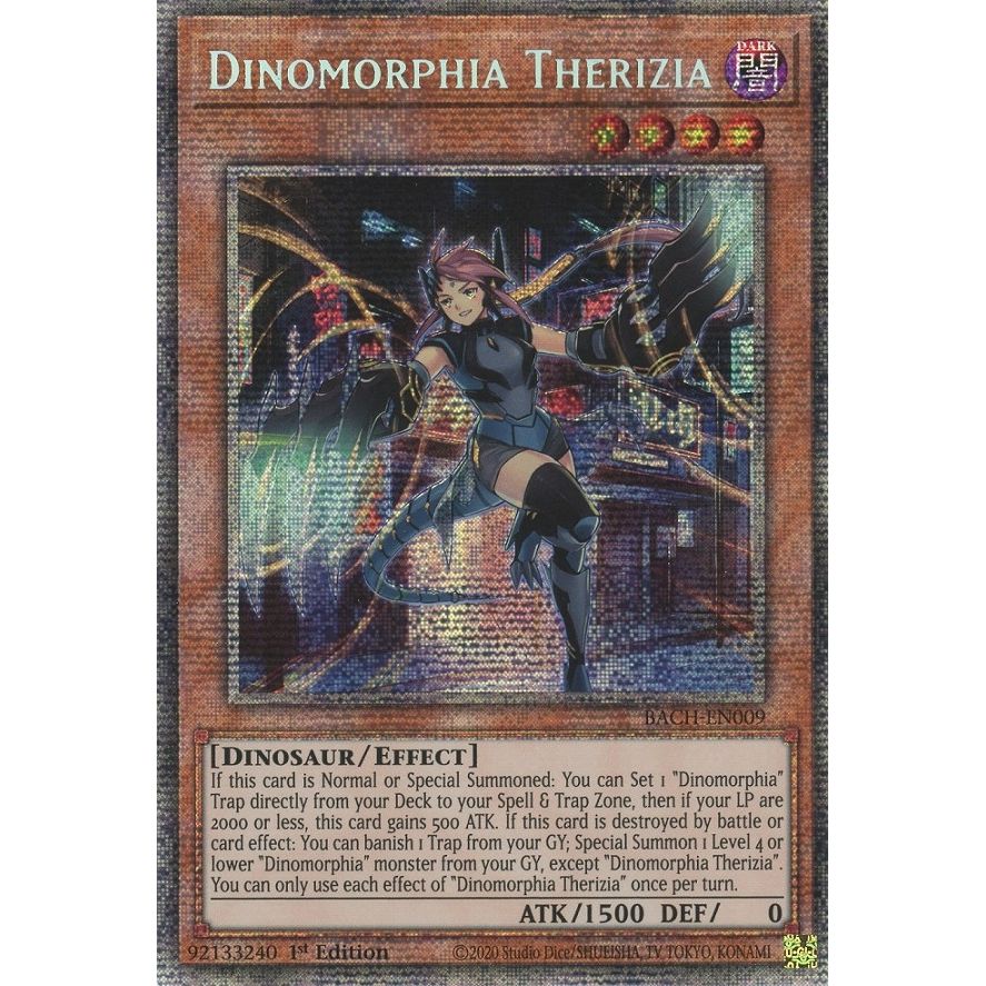Image for Dinomorphia Therizia (Starlight Rare) (BACH-EN009) (BACH) - YuGiOh