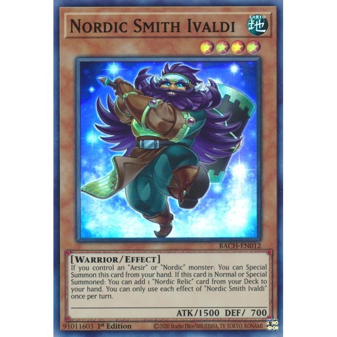 Image for Nordic Smith Ivaldi (BACH-EN012) (BACH) - YuGiOh