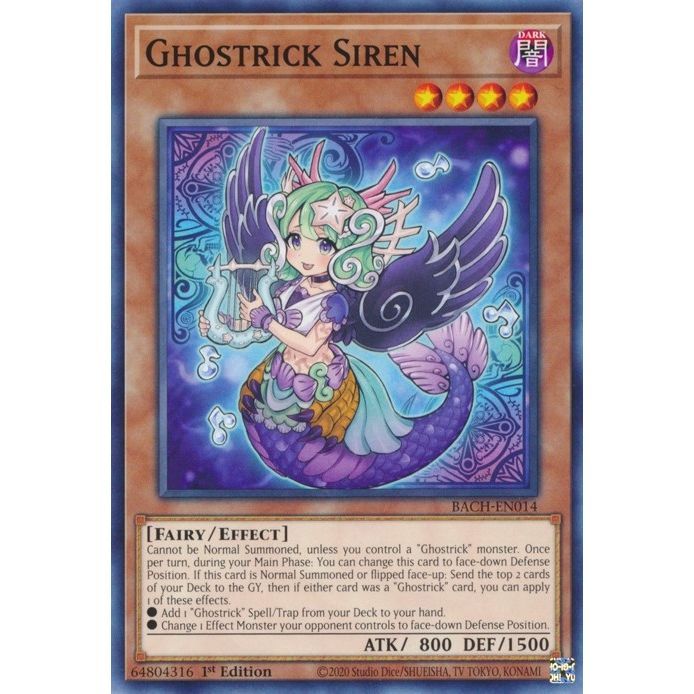 Image for Ghostrick Siren (BACH-EN014) (BACH) - YuGiOh