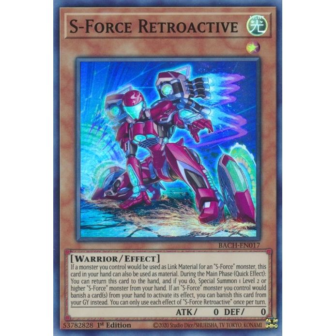 Image for S-Force Retroactive (BACH-EN017) (BACH) - YuGiOh