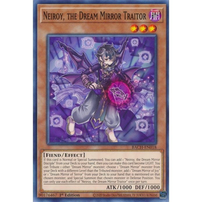Image for Neiroy, the Dream Mirror Traitor (BACH-EN018) (BACH) - YuGiOh