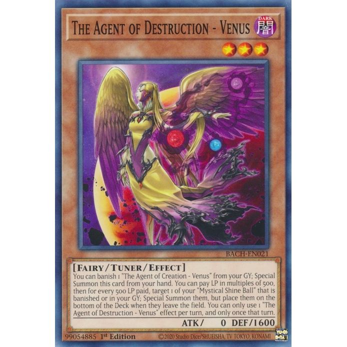 Image for The Agent of Destruction - Venus (BACH-EN021) (BACH) - YuGiOh
