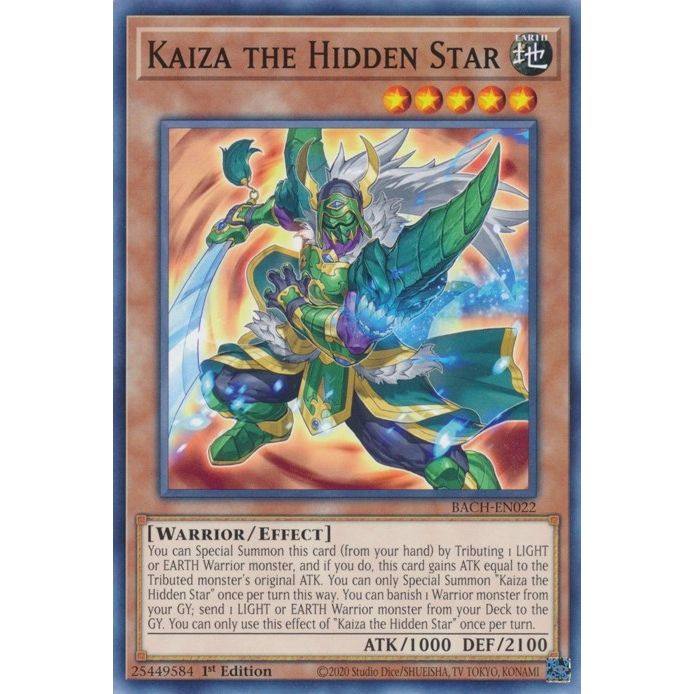 Image for Kaiza the Hidden Star (BACH-EN022) (BACH) - YuGiOh