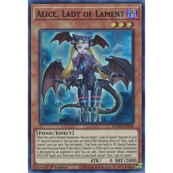Image for Alice, Lady of Lament (BACH-EN028) (BACH) - YuGiOh