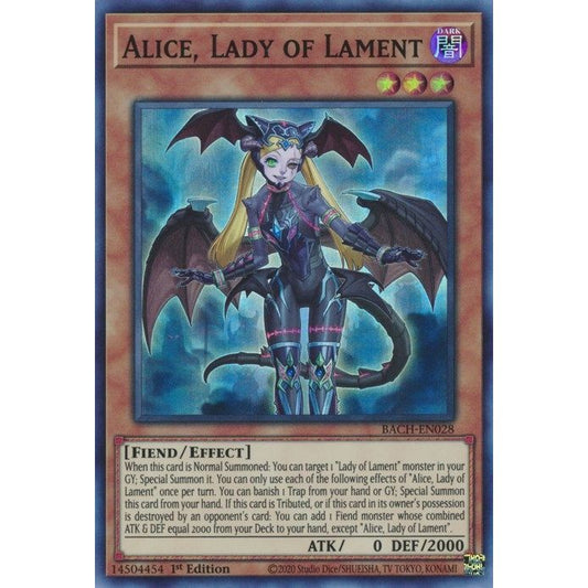 Image for Alice, Lady of Lament (BACH-EN028) (BACH) - YuGiOh