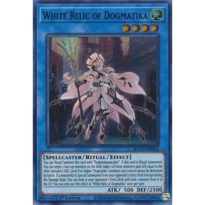 Image for White Relic of Dogmatika (BACH-EN035) (BACH) - YuGiOh