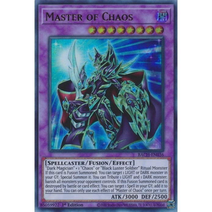 Image for Master of Chaos (BACH-EN036) (BACH) - YuGiOh