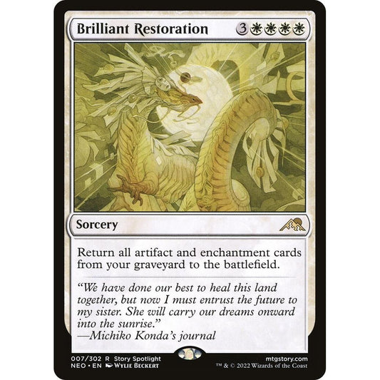Image for Brilliant Restoration (7) (NEO) - Magic: The Gathering