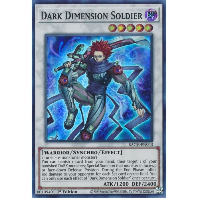 Image for Dark Dimension Soldier (BACH-EN043) (BACH) - YuGiOh