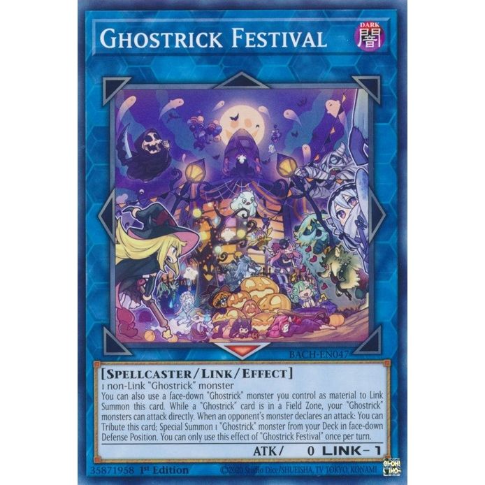 Image for Ghostrick Festival (BACH-EN047) (BACH) - YuGiOh