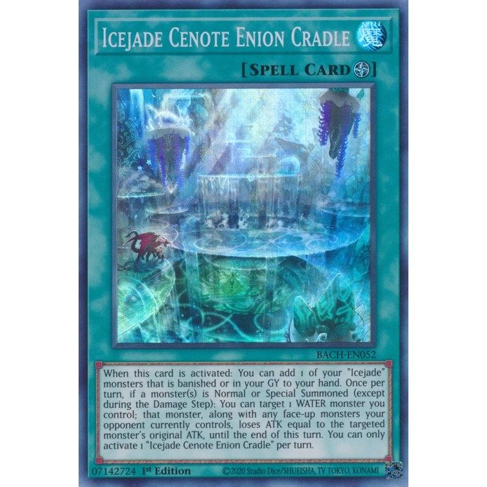 Image for Icejade Cenote Enion Cradle (BACH-EN052) (BACH) - YuGiOh