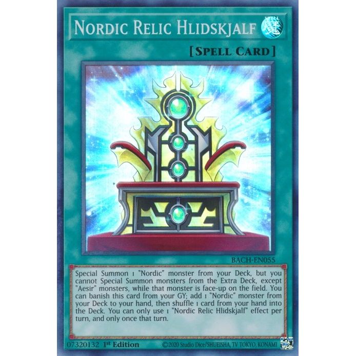 Image for Nordic Relic Hlidskjalf (BACH-EN055) (BACH) - YuGiOh