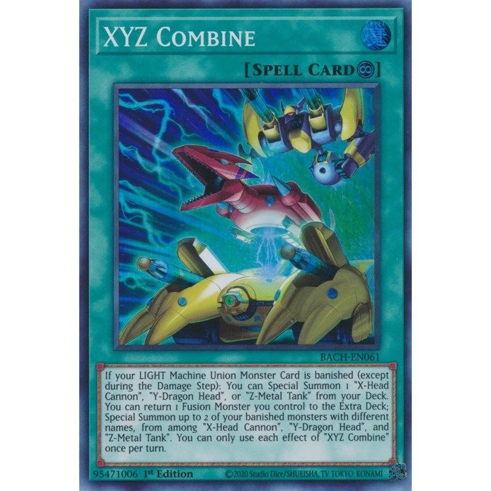 Image for XYZ Combine (BACH-EN061) (BACH) - YuGiOh