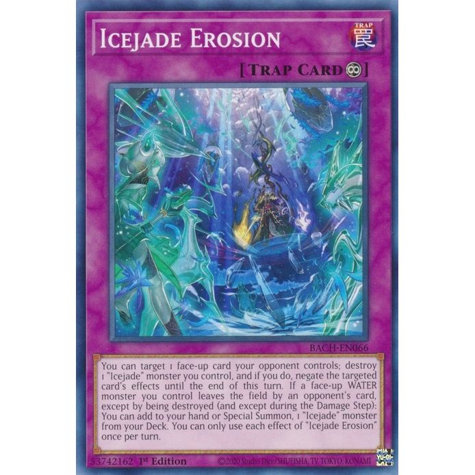 Image for Icejade Erosion (BACH-EN066) (BACH) - YuGiOh