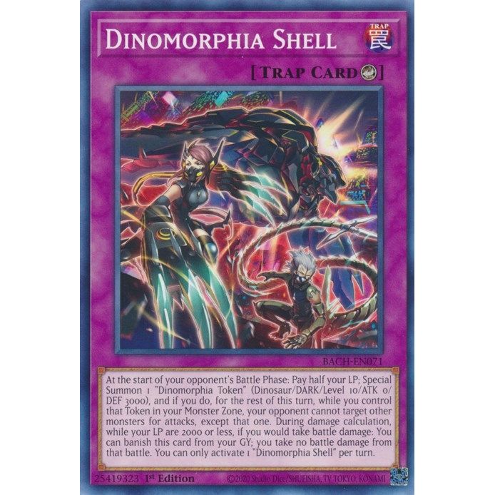 Image for Dinomorphia Shell (BACH-EN071) (BACH) - YuGiOh
