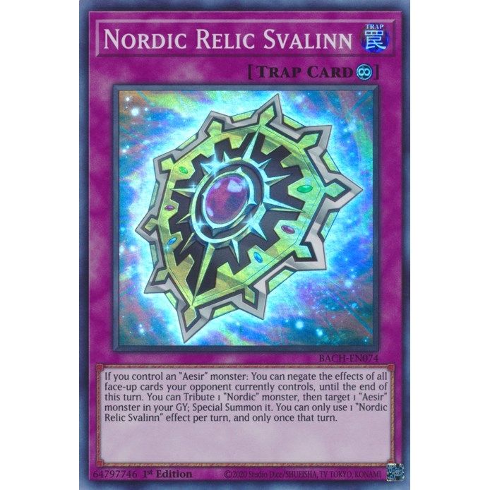 Image for Nordic Relic Svalinn (BACH-EN074) (BACH) - YuGiOh