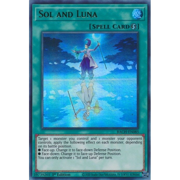 Image for Sol and Luna (BACH-EN085) (BACH) - YuGiOh