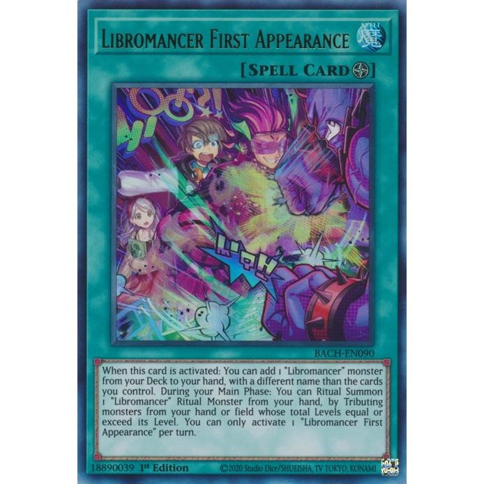 Image for Libromancer First Appearance (BACH-EN090) (BACH) - YuGiOh