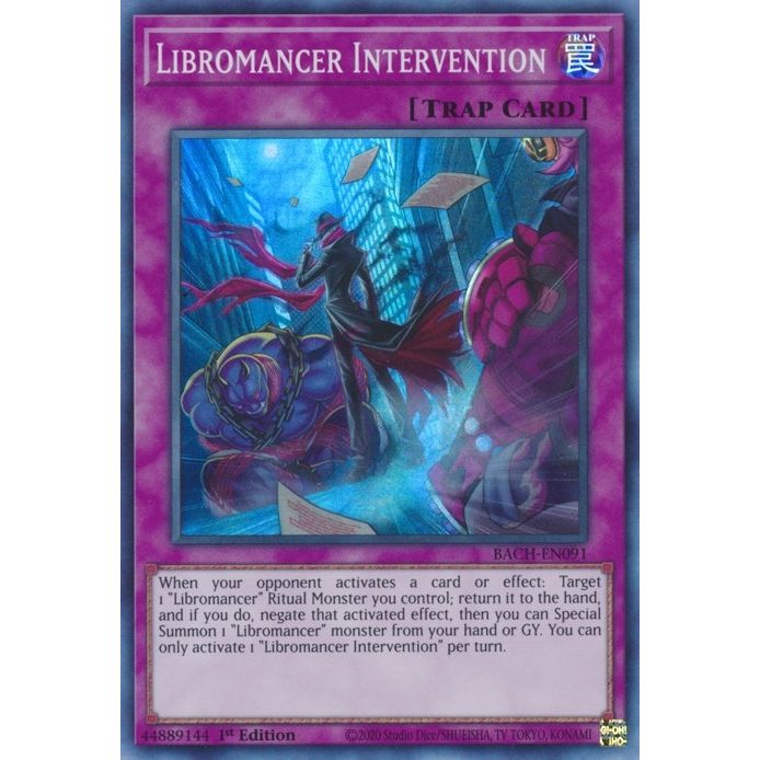 Image for Libromancer Intervention (BACH-EN091) (BACH) - YuGiOh