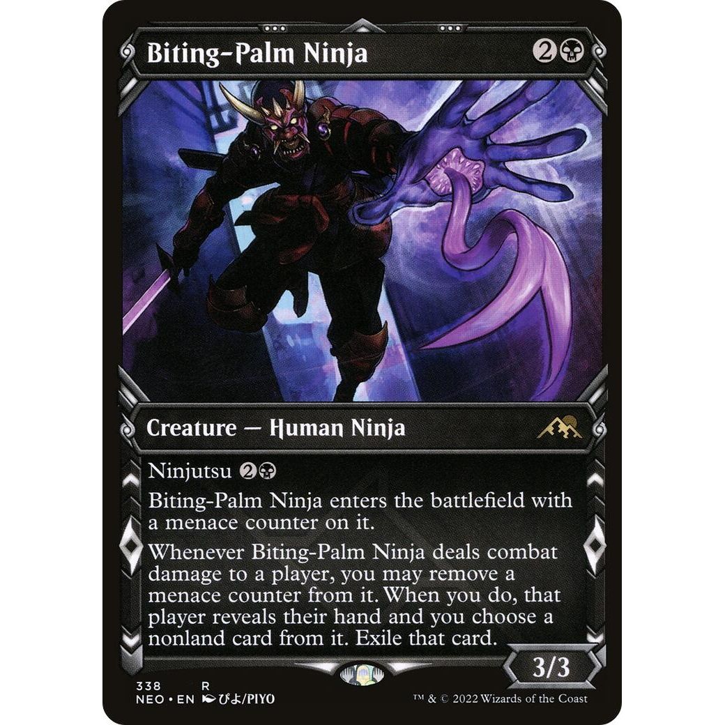 Image for Biting-Palm Ninja (Showcase) (338) (NEO) - Magic: The Gathering