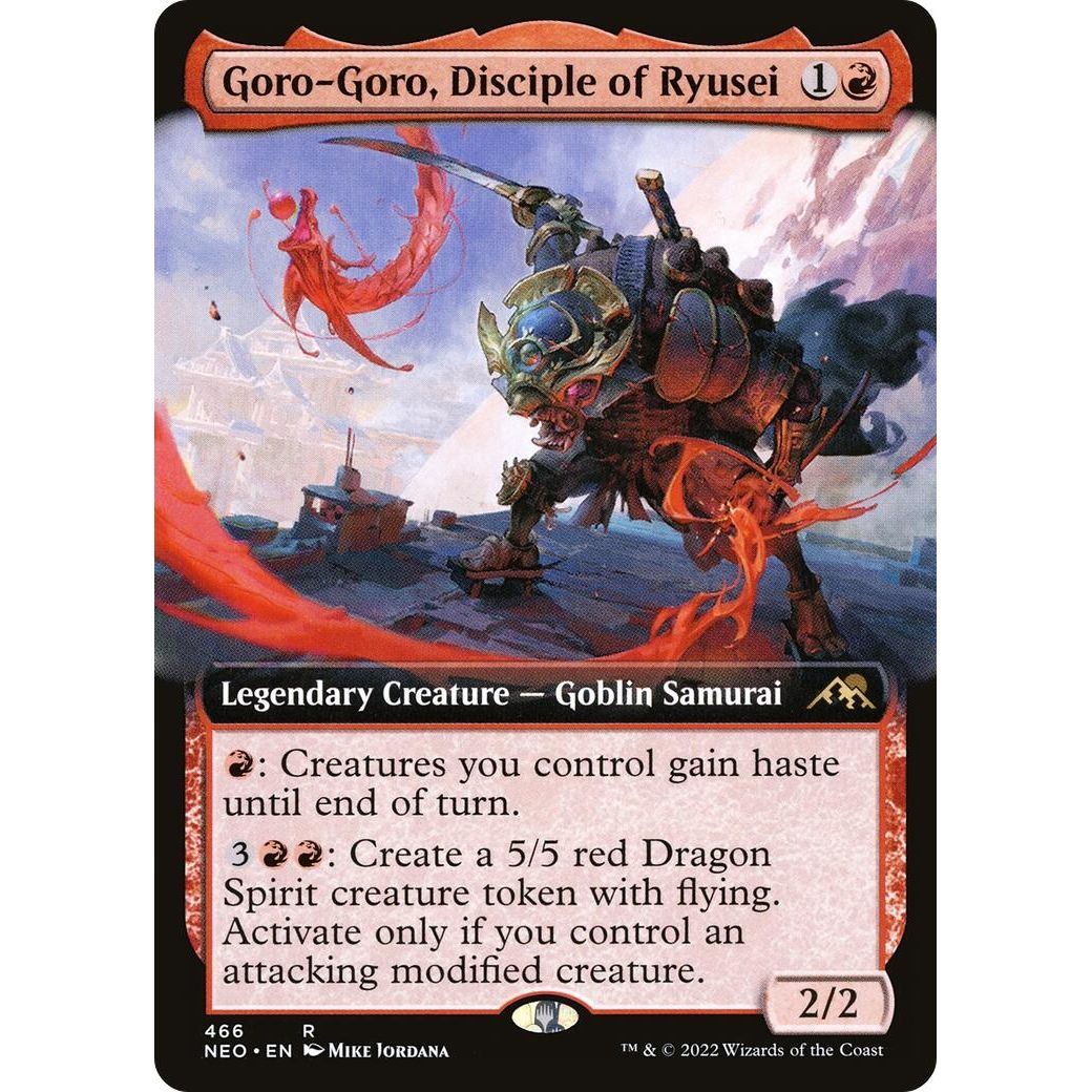 Image for Goro-Goro, Disciple of Ryusei (Extended Art) (466) (NEO) - Magic: The Gathering