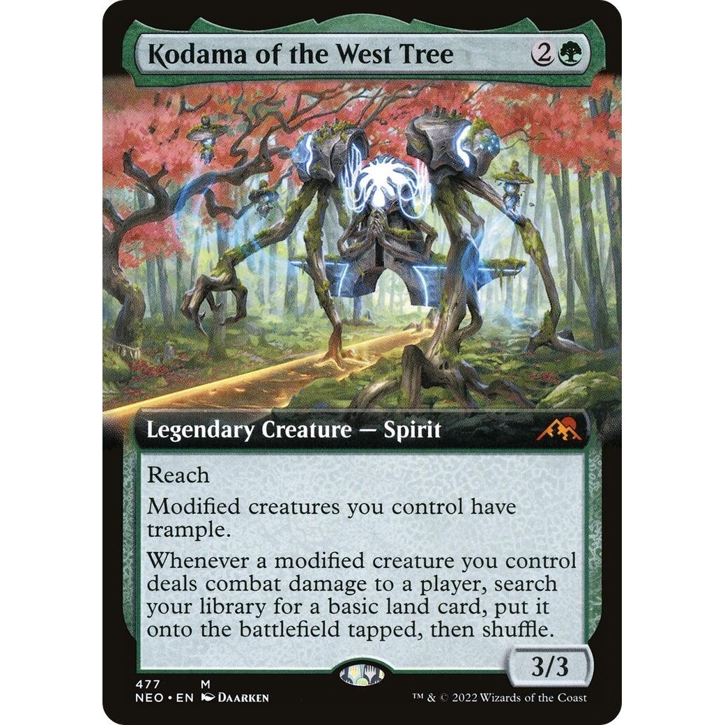 Image for Kodama of the West Tree (Extended Art) (477) (NEO) - Magic: The Gathering