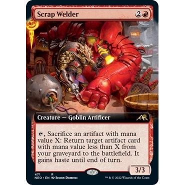 Image for Scrap Welder (Extended Art) (471) (NEO) - Magic: The Gathering