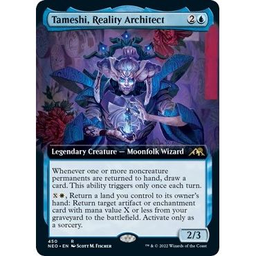 Image for Tameshi, Reality Architect (Extended Art) (450) (NEO) - Magic: The Gathering