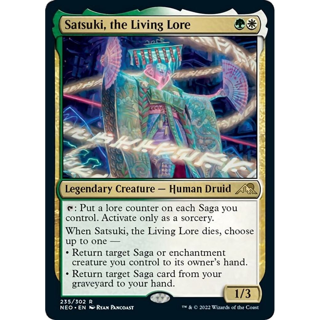 Image for Satsuki, the Living Lore (235) (NEO) - Magic: The Gathering