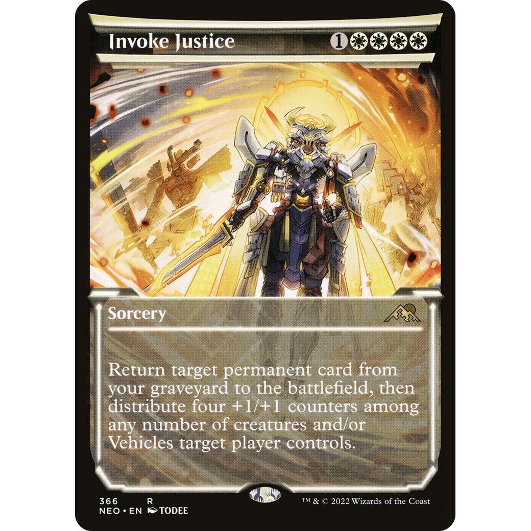 Image for Invoke Justice (Showcase) (366) (NEO) - Magic: The Gathering