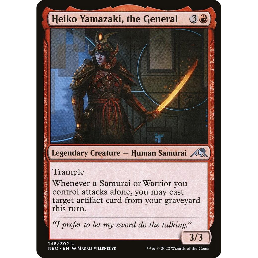 Image for Heiko Yamazaki, the General (146) (NEO) - Magic: The Gathering