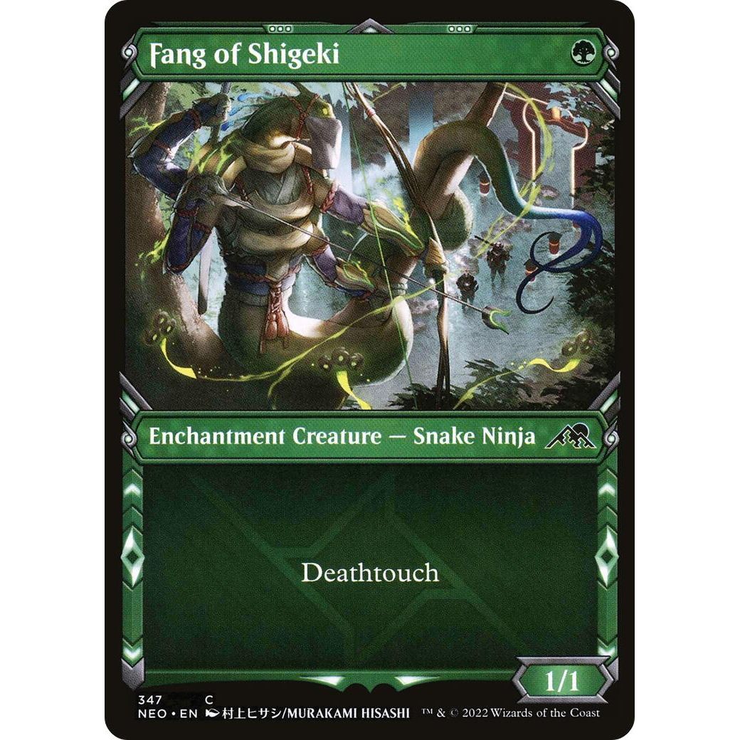 Image for Fang of Shigeki (Showcase) (347) (NEO) - Magic: The Gathering